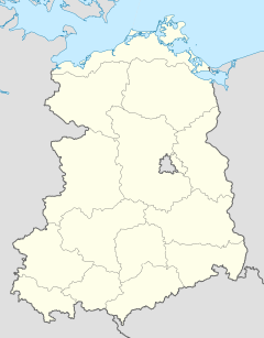 Mapa lokalizacyjna Niemieckiej Republiki Demokratycznej
