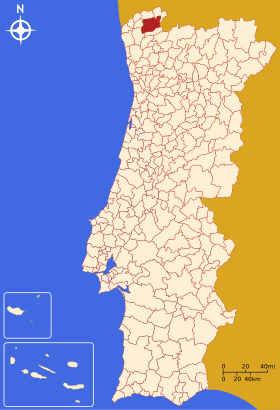 Localização de Arcos de Valdevez