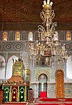 Interior of the Mausoleum of Moulay Idris II, part of a zawiya around the tomb of Idris II