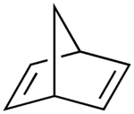 Structuurformule van norbornadieen