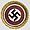 Distintivo del Partito Nazista - nastrino per uniforme ordinaria