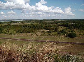 Vista parcial da região de Selvíria