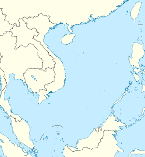 Cuarteron Reef is located in South China Sea