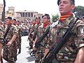 Marins italiens du "San Marco" à la parade à Rome en 2007.