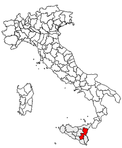 Catania sijaitsee Sisilian saarella.