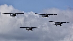 Cessna 172H karo formacija