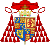 Coat of Arms of Cardinal Henry Benedict Stuart.svg