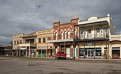 Historic district of downtown Goliad, Texas