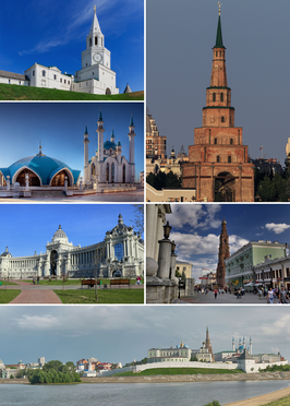 Stadsbeeld van Kazan