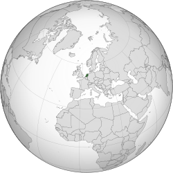 Netherlands (orthographic projection)