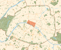 1. pařížský obvod (Louvre) na mapě