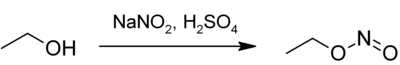 Synthese von Ethylnitrit