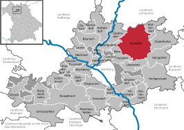 Kaart van Scheßlitz
