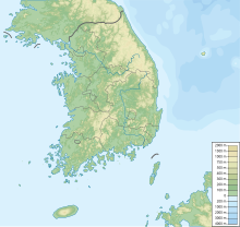 Map showing the location of Hwanseongul