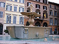 Vasque des thermes de Caracalla, place Farnèse, Rome