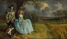 Thomas Gainsborough, Mr and Mrs Andrews, 1750