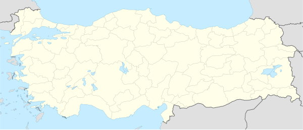 أفسس على خريطة تركيا