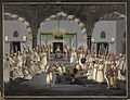Seorang Imam sadang mambaco Quran sasudah Isya di Kakaisaran Mughal.