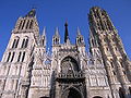 Cathédrale ed Rouen, grand-façade.
