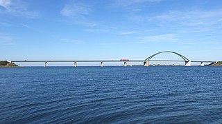 Panorama Ponte di Fehmarnsund da sud-est