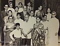 Fr. Cedric Prakash with immediate family relatives and friends on his on 'First Vows Day' 31 July 1976 in Ahmedabad, Gujarat.