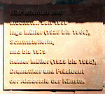 Gedenktafel am Haus, in Berlin-Pankow