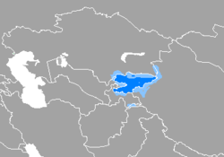 Verspreiding van Kirgisies