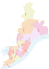 Subdistricts of Shangcheng