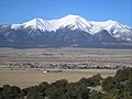 Cele trei vârfuri ale muntelui Princeton din Colorado