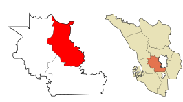 Kaart van Petaling Jaya