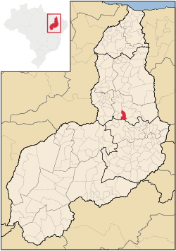 Localização de Novo Oriente do Piauí no Piauí