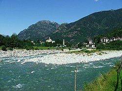 Scopello and the river Sesia