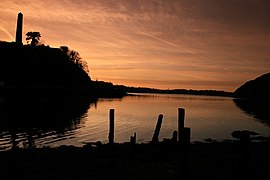 Slaney i skumringen ved Ferrycarrig