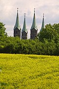 Vista de la catedral de Bamberg.