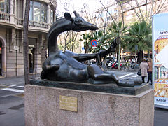 Coqueta (1972), de Josep Granyer, Rambla de Catalunya.