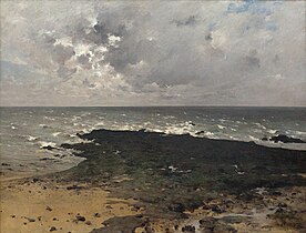 Banc de rochers à Concarneau, 1880, Musée des Beaux-Arts de Brest