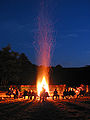 Lagerfeuer an der Schmidtburg