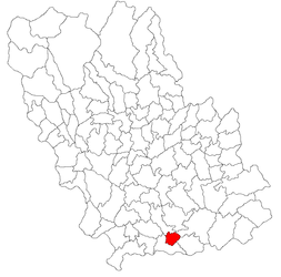 Location in Prahova County