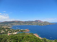 Agay, un quartier balnéaire de Saint-Raphaël.