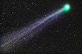 Image 4 C/2014 Q2 (Lovejoy) Photograph: John Vermette C/2014 Q2 (Lovejoy) is a long-period comet discovered in 2014 by Australian astronomer Terry Lovejoy using a 0.2-meter (8 in) Schmidt–Cassegrain telescope. It was discovered at apparent magnitude 15 in the southern constellation of Puppis, and is the fifth comet discovered by Lovejoy. Its blue-green glow is the result of organic molecules and water released by the comet fluorescing under the harsh UV and optical light of the sun as it passes through space. More selected pictures