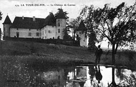 The château of Cuirieu in the early 20th century