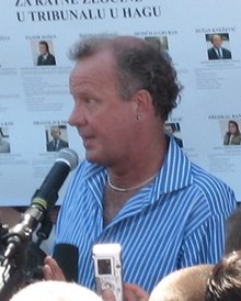 Ed Vulliamy speaking at the 2006 Omarska camp commemoration (cropped).jpg