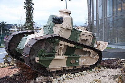 Tanc Renault FT-17, Franța.