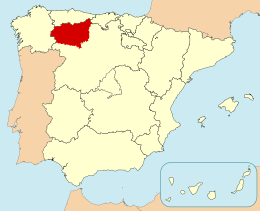 Provincia di León – Localizzazione