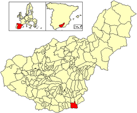 Localisation de Albuñol