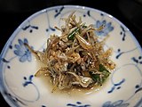 Myeolchi-bokkeum (stir-fried anchovies)