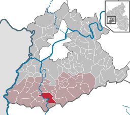 Läget för Serrig i Trier-Saarburg