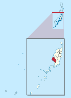 Location of Aimeliik in Palau