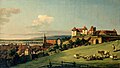 Bernardo Bellotto, Udsigt over Pirna fra slottet Sonnenstein , ca. 1750, Hermitage Museum