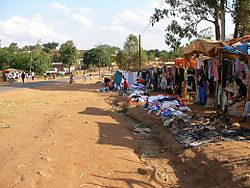 Straßenszene in Chipata